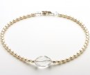 Clear Quartz and Fresh Water Pearl Necklace